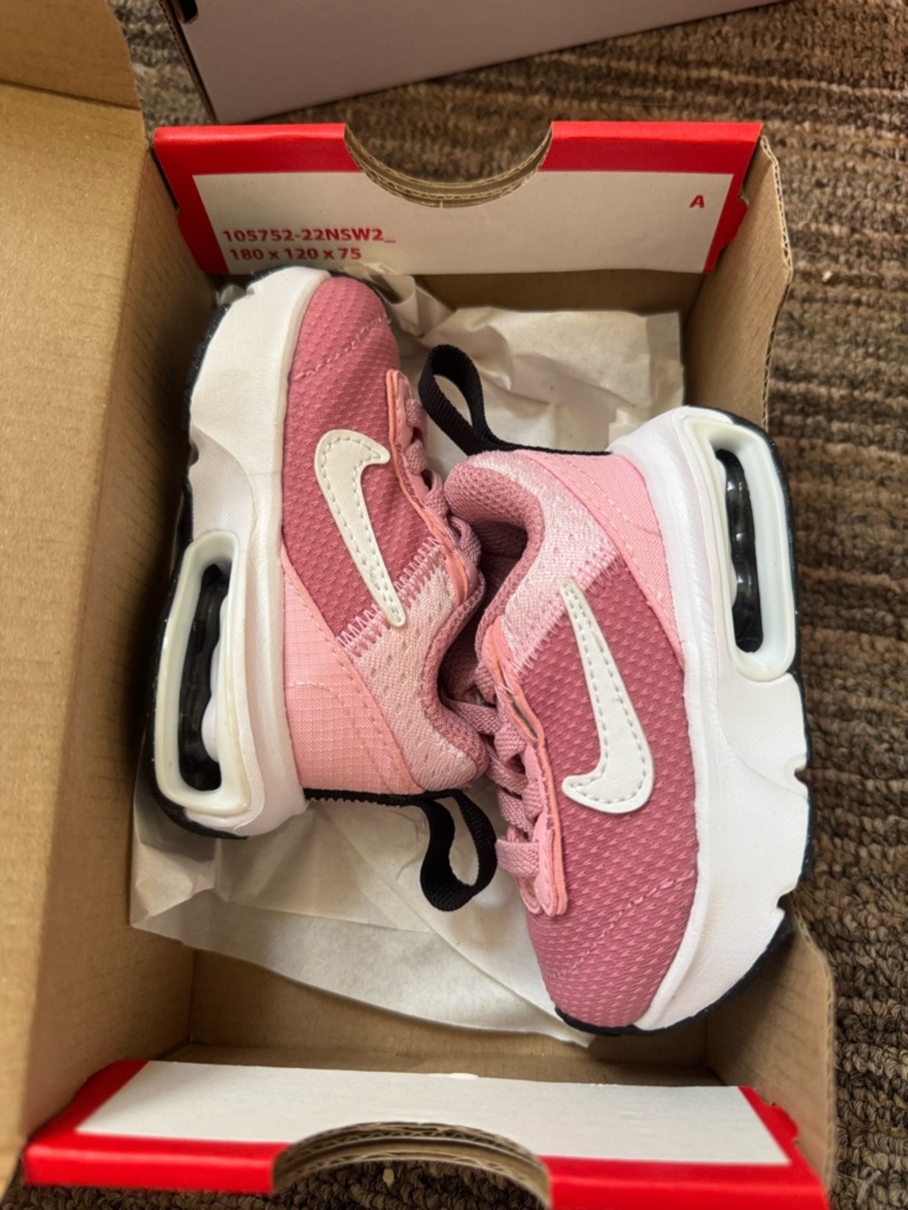 Nike Pink & White Kids' Air Max Sneakers